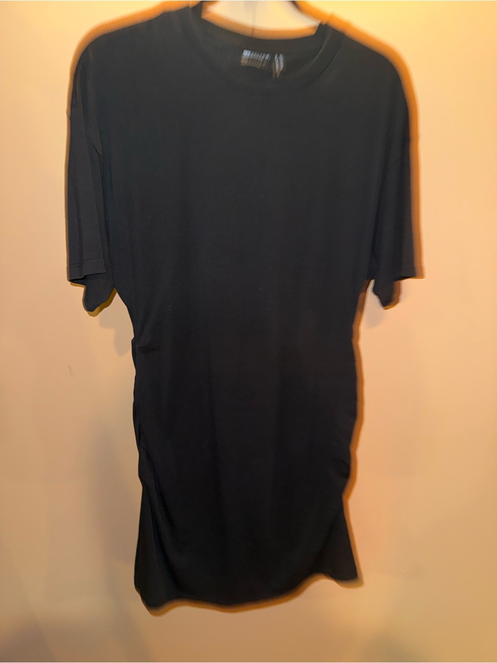 ASOS Black Midi Tee Dress